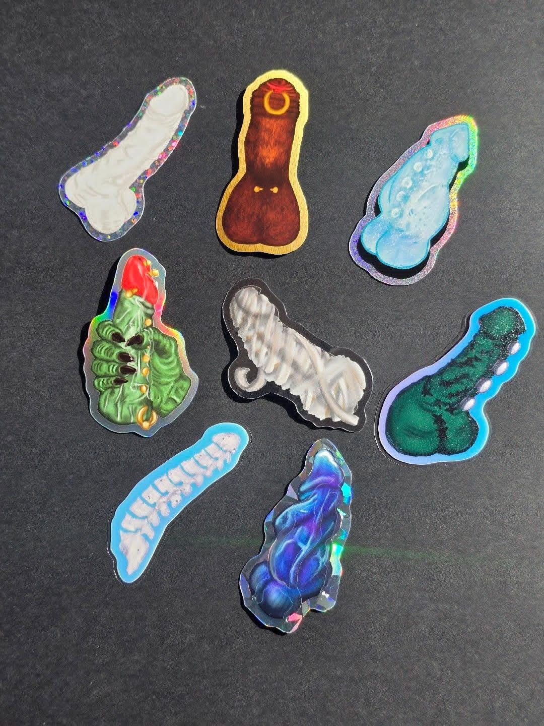 STICKERS Monster Marks Collection • NSFW • Exclusive Collection by Morally Greigerie x Monster Stuff Library
