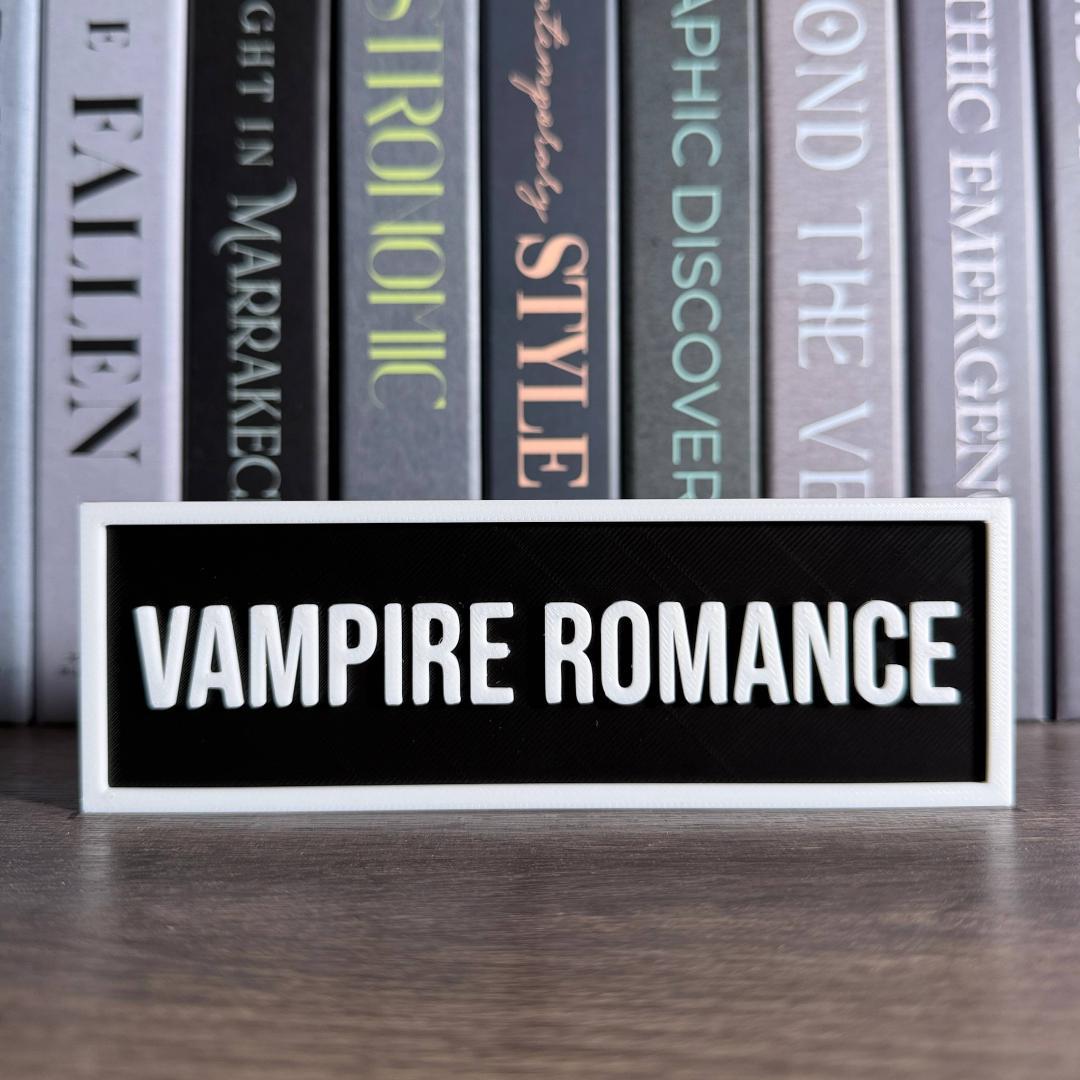 Bookshelf Signs • Monster Smut • To Be Read • Multiple Phrases and Colors