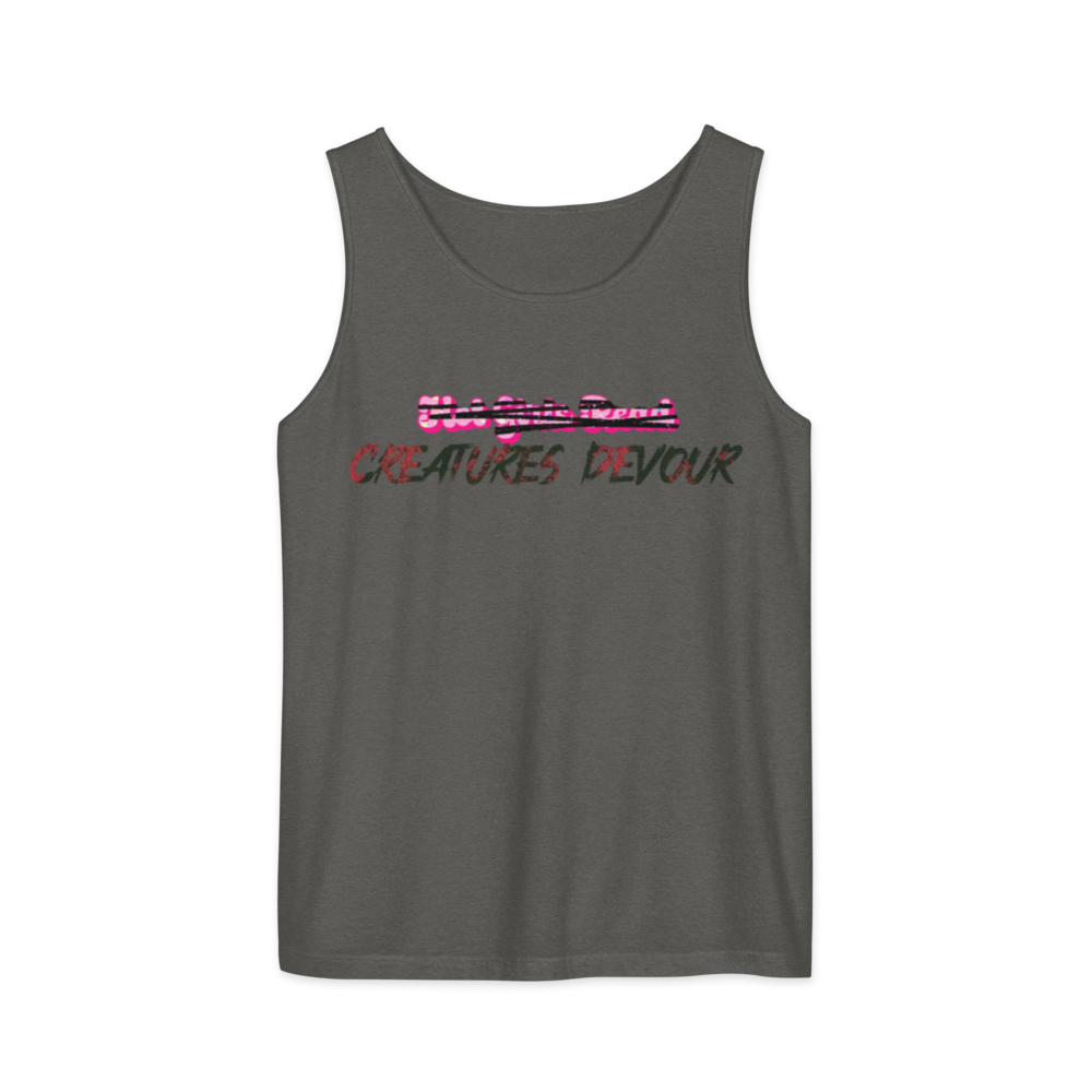 Hot Girls Read is Cancelled -> Creatures Devour is In • Comfort Colors • Tanks and Tees • S-3X
