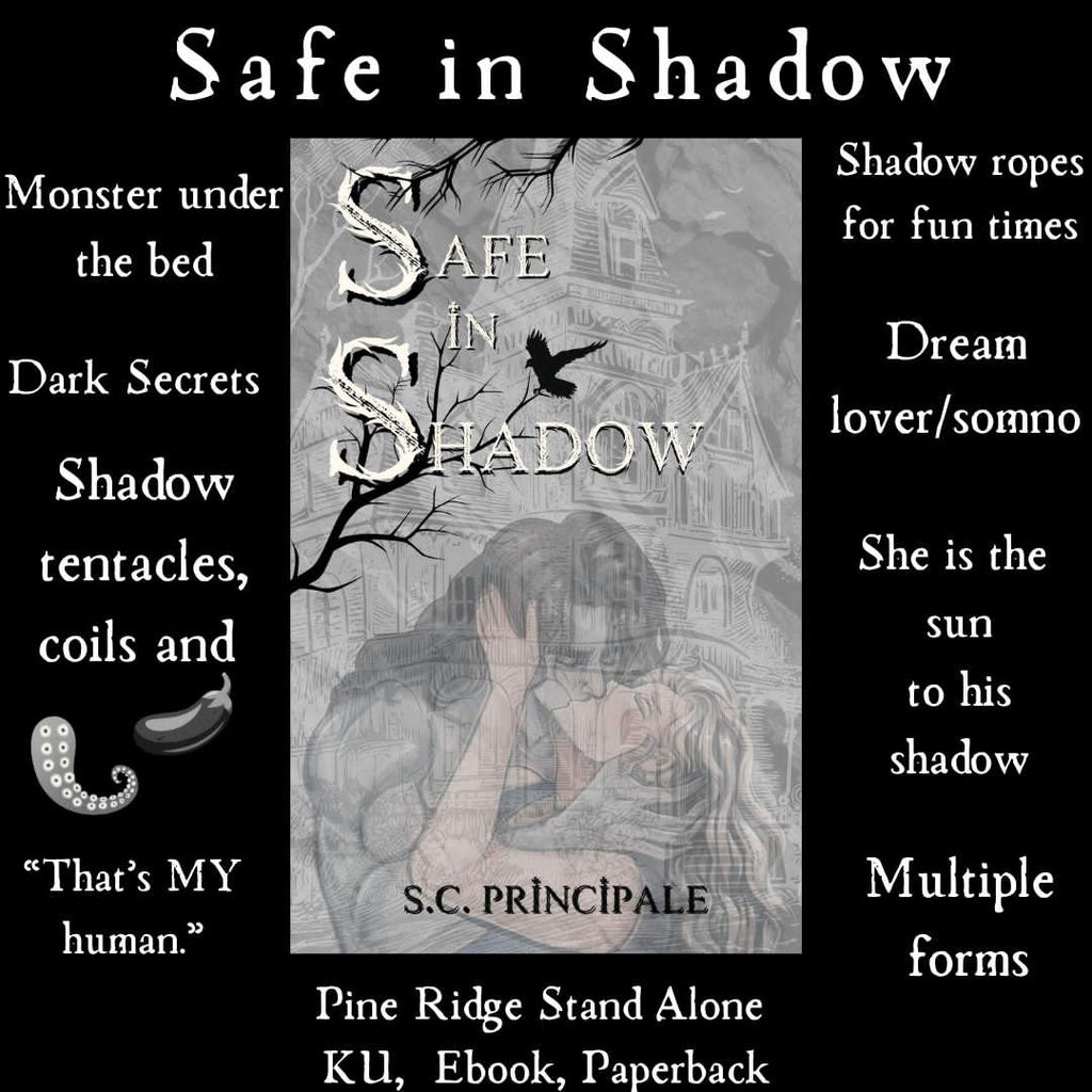 Safe in Shadow • A Ghost-like Monster Romance by S.C. Principale