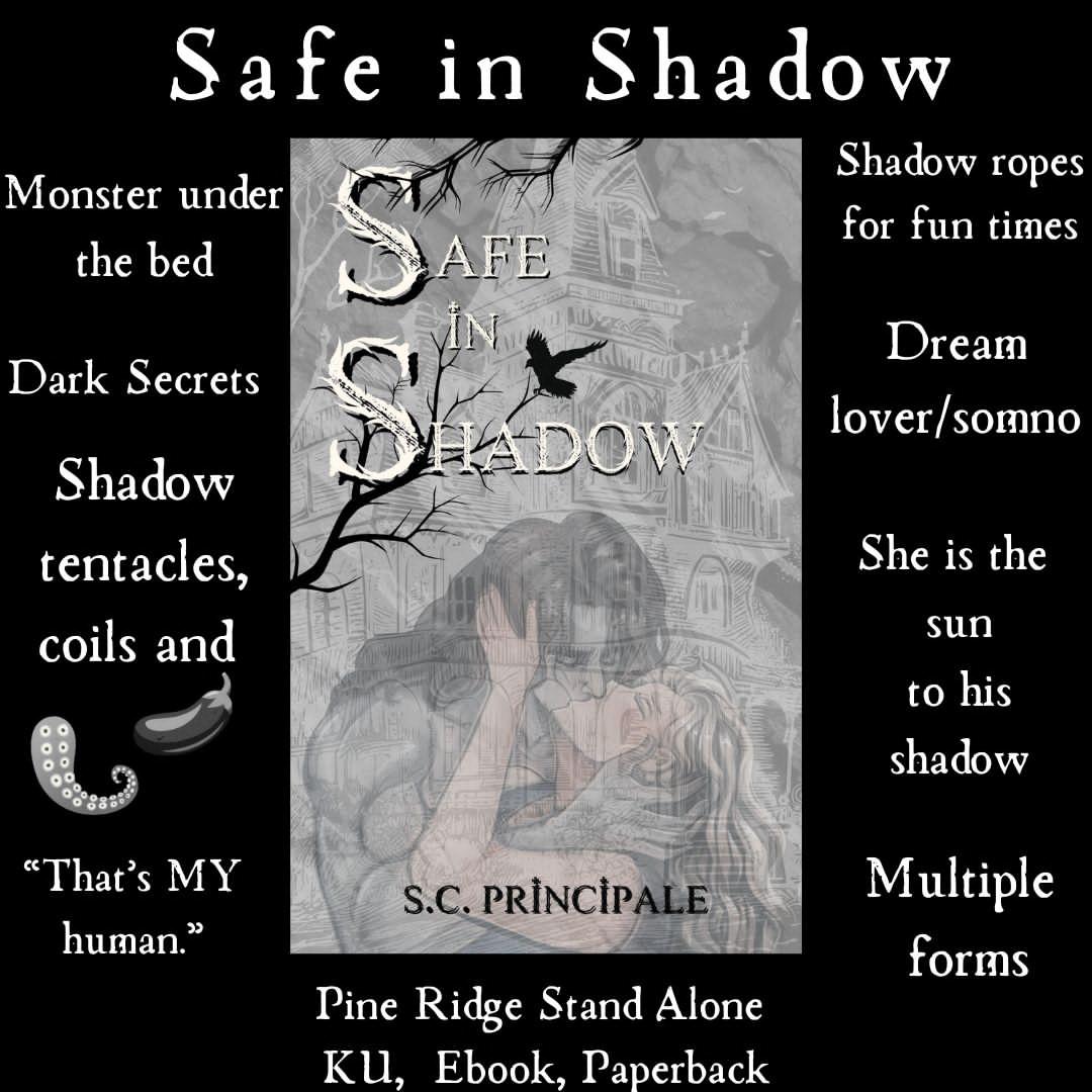 Safe in Shadow • A Ghost-like Monster Romance by S.C. Principale