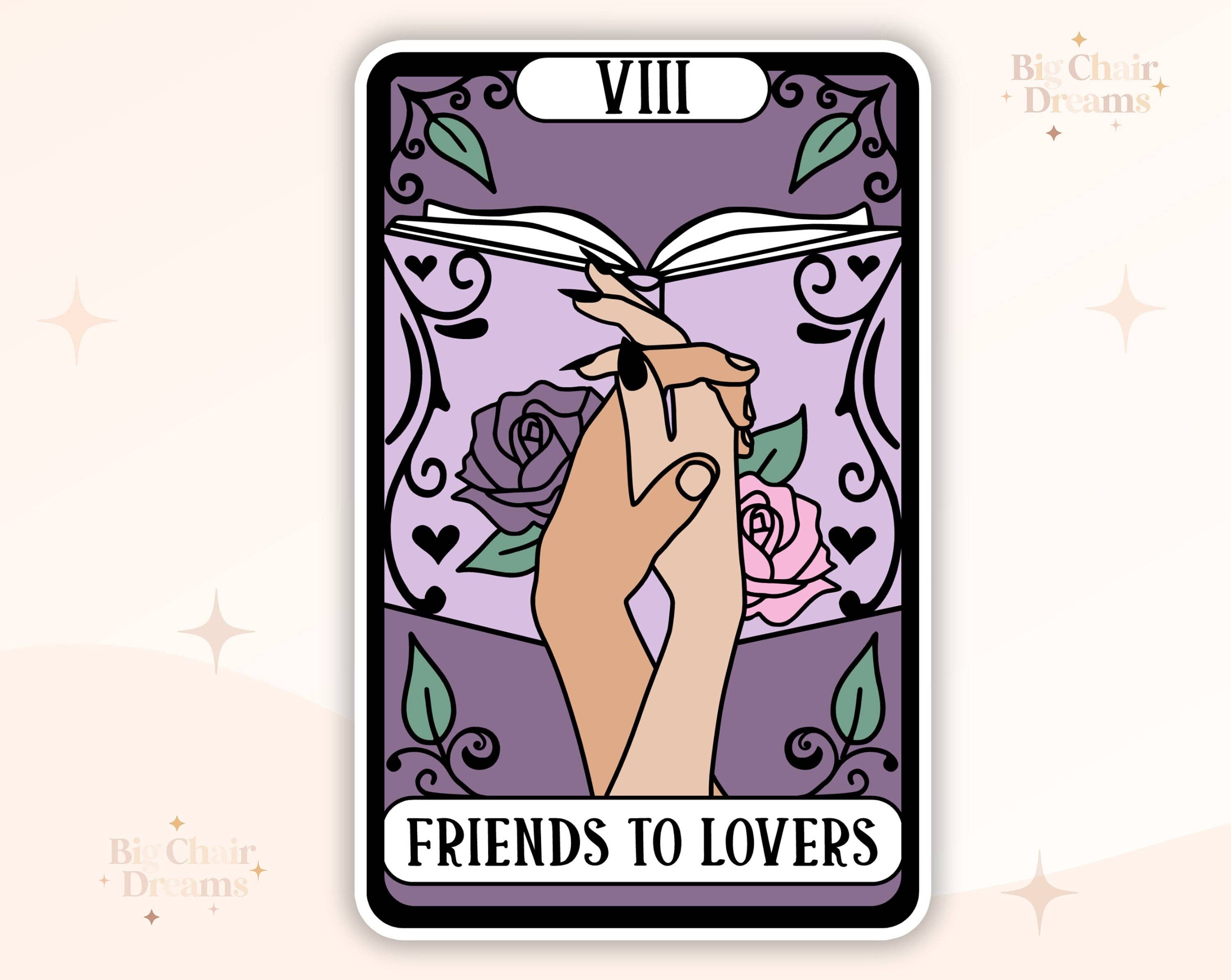 Tarot Card Stickers • Book Tropes and Cryptids Designs • 2.5" Glossy Stickers