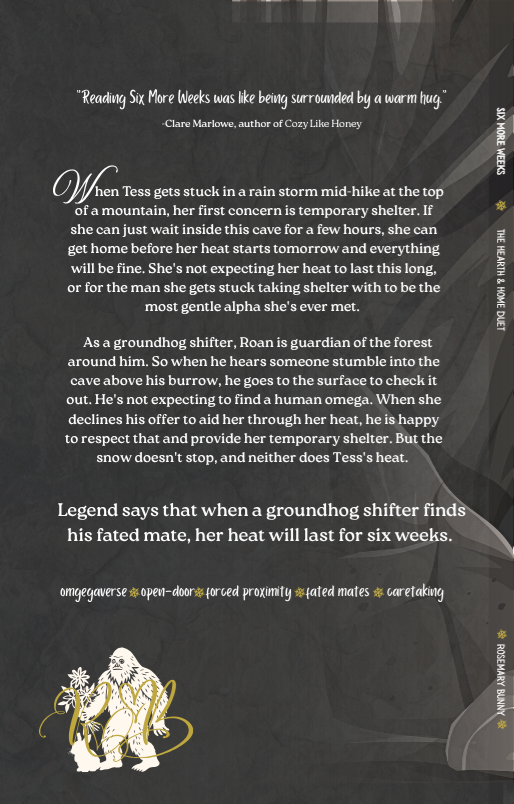Hearth & Home Duet: Six More Weeks and Until the Thaw • by Rosemary Bunny • Signed Pocket Paperbacks