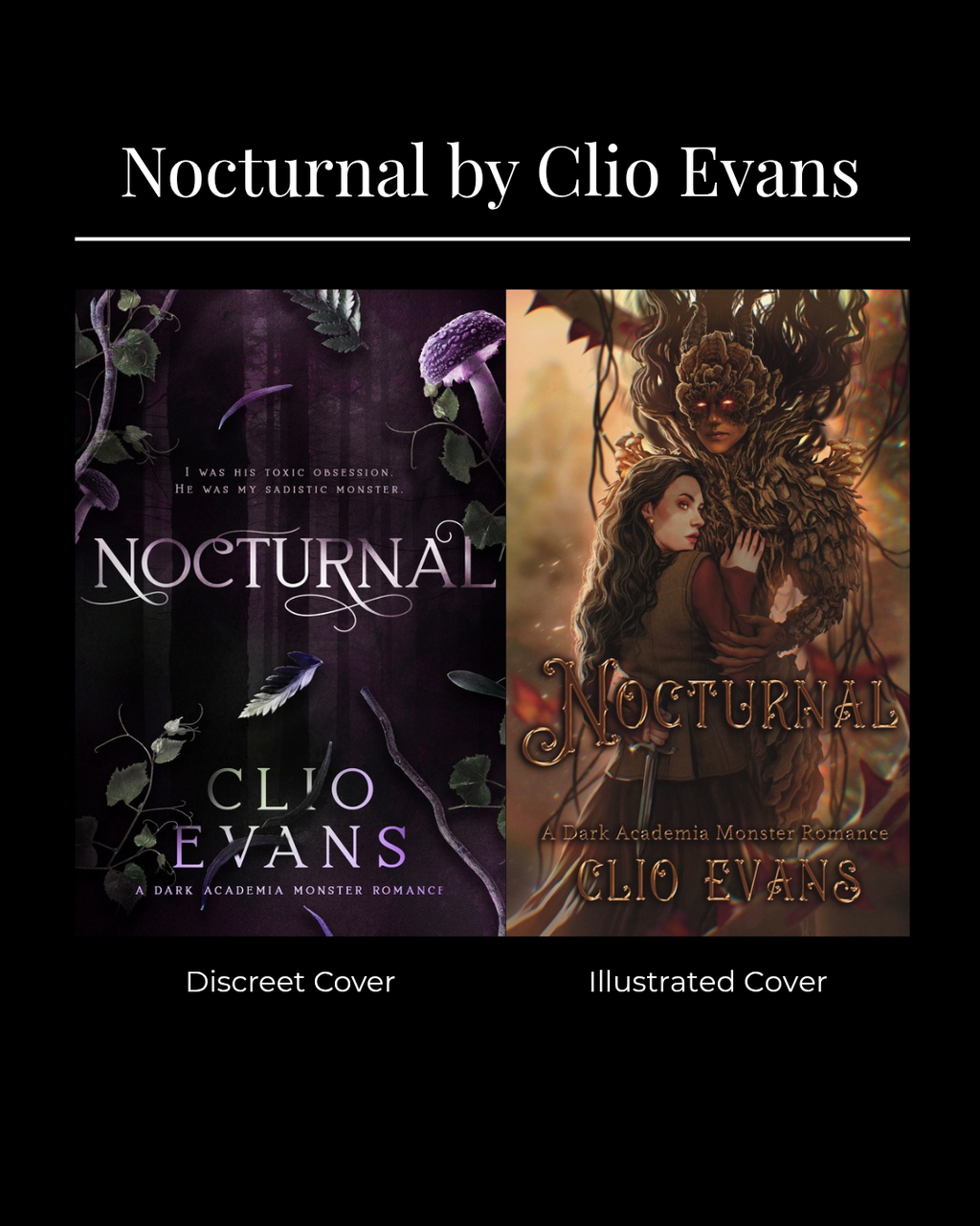 PRÉCOMMANDE Nocturne • Broché dédicacé • Clio Evans