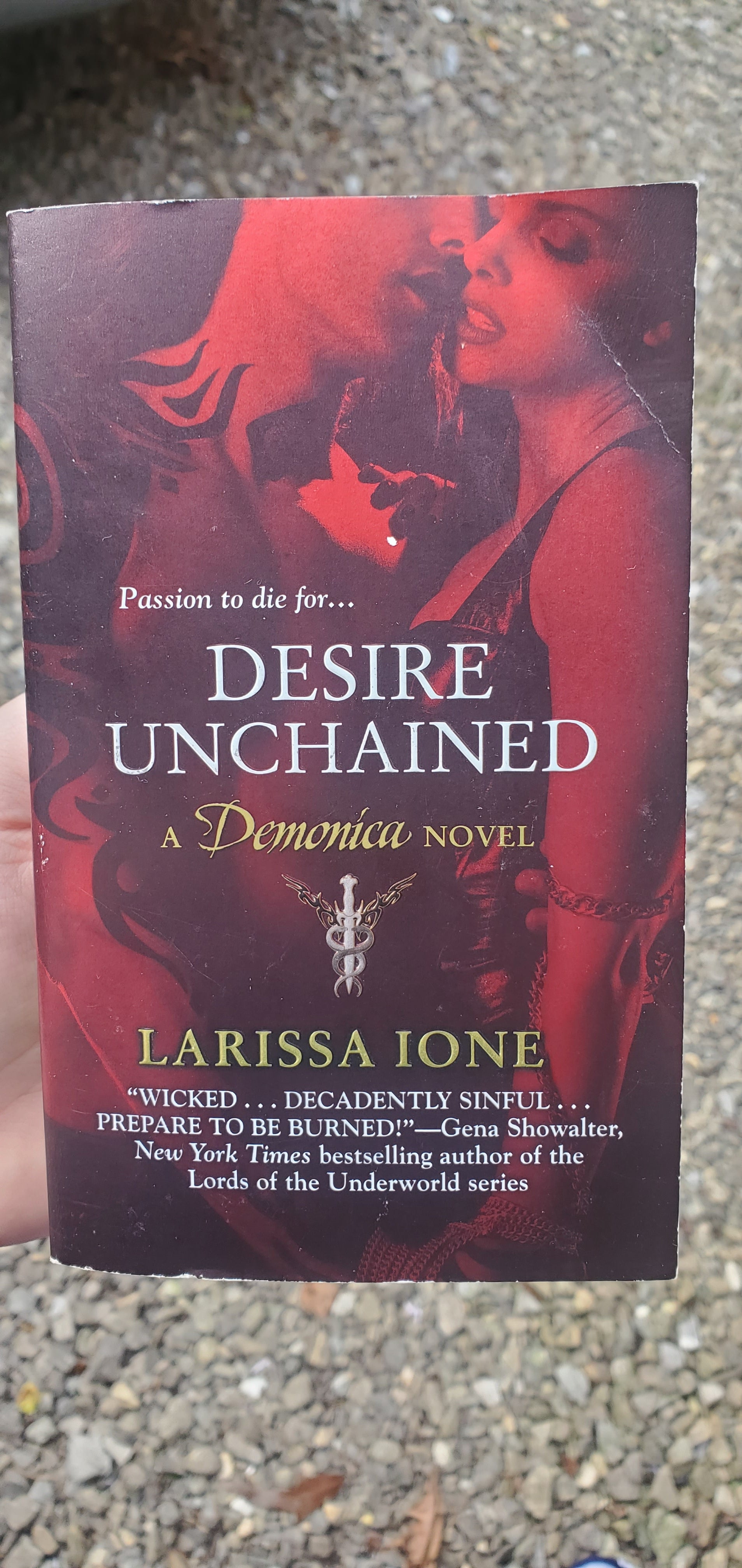 Used Book • Desire Unchained: A Demonica Novel • by Larissa Ione • Thrifted Paperback