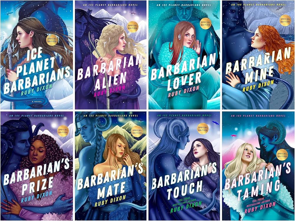 PREORDER • Ice Planet Barbarians Series • by Ruby Dixon • Paperbacks • Original and Special Editions
