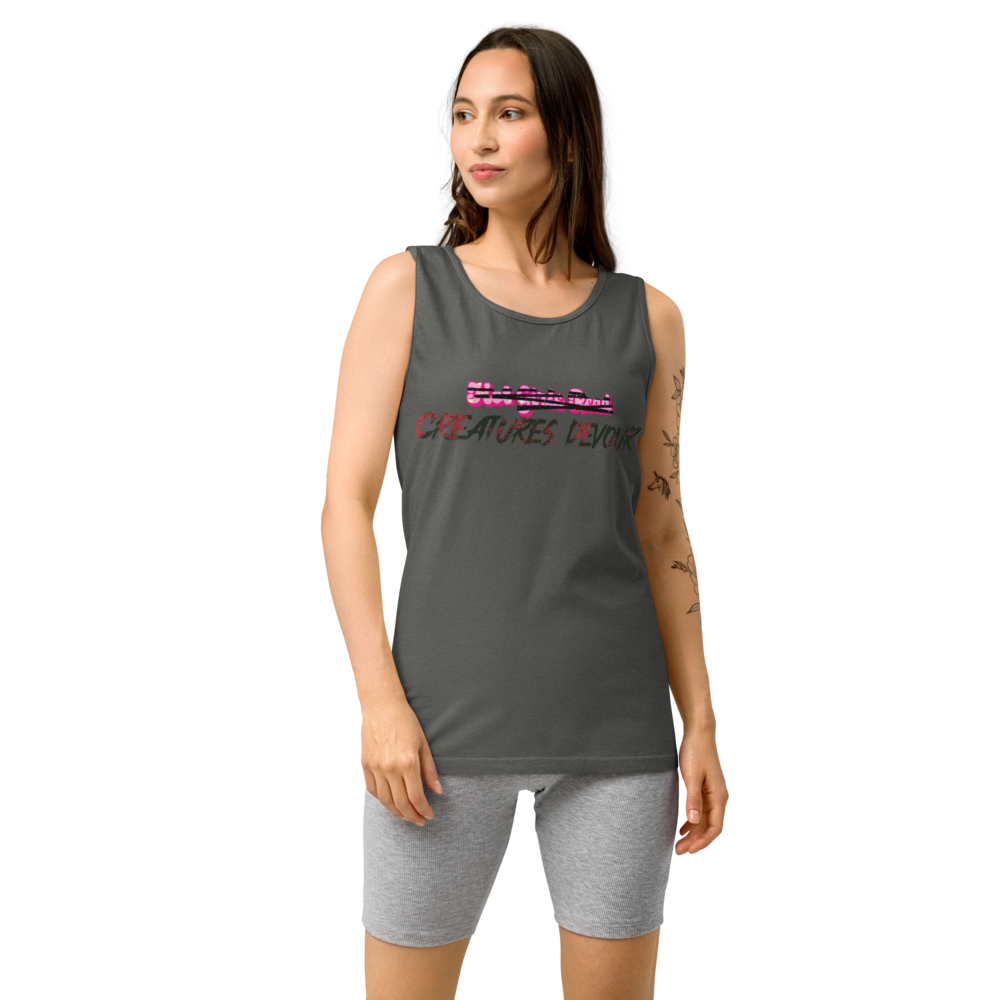 Hot Girls Read is Cancelled -> Creatures Devour is In • Comfort Colors • Tanks and Tees • S-3X