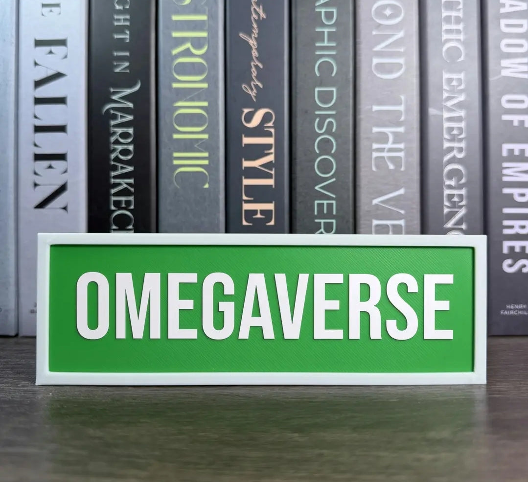 Bookshelf Signs by The Crafted Nook • Multiple Phrases and Colors