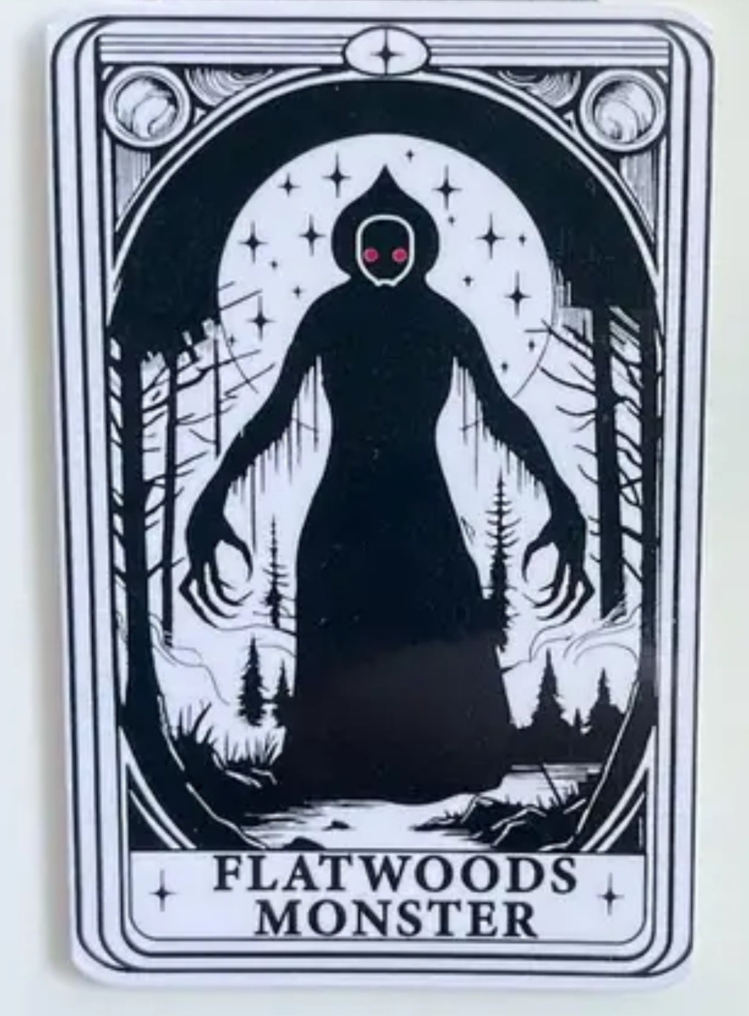 Tarot Card Stickers • Book Tropes and Cryptids Designs • 2.5" Glossy Stickers