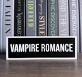 Vampire Romance • Bookshelf Sign in Black • Preorder