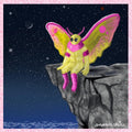 June Bugs • Rosy Maple Mothman • Art Print Board