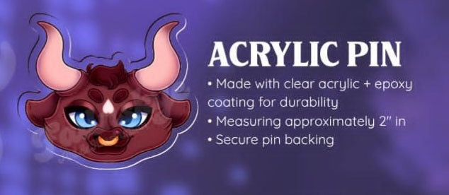 Minotaur Pin • by Fallnskye Artist