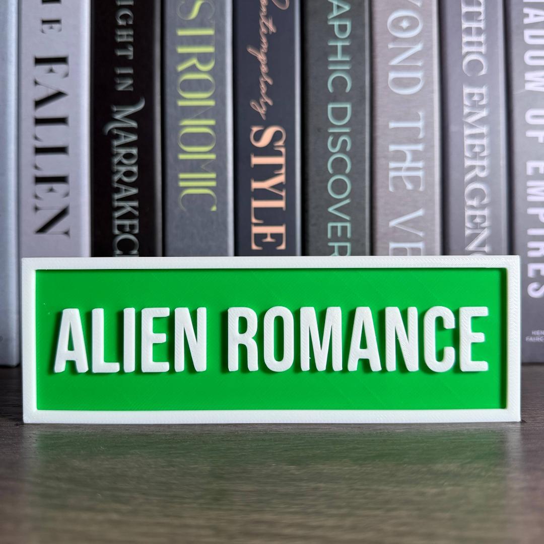 Bookshelf Signs • Monster Smut • To Be Read • Multiple Phrases and Colors