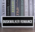 Duskwalker Romance • Bookshelf Sign in Black