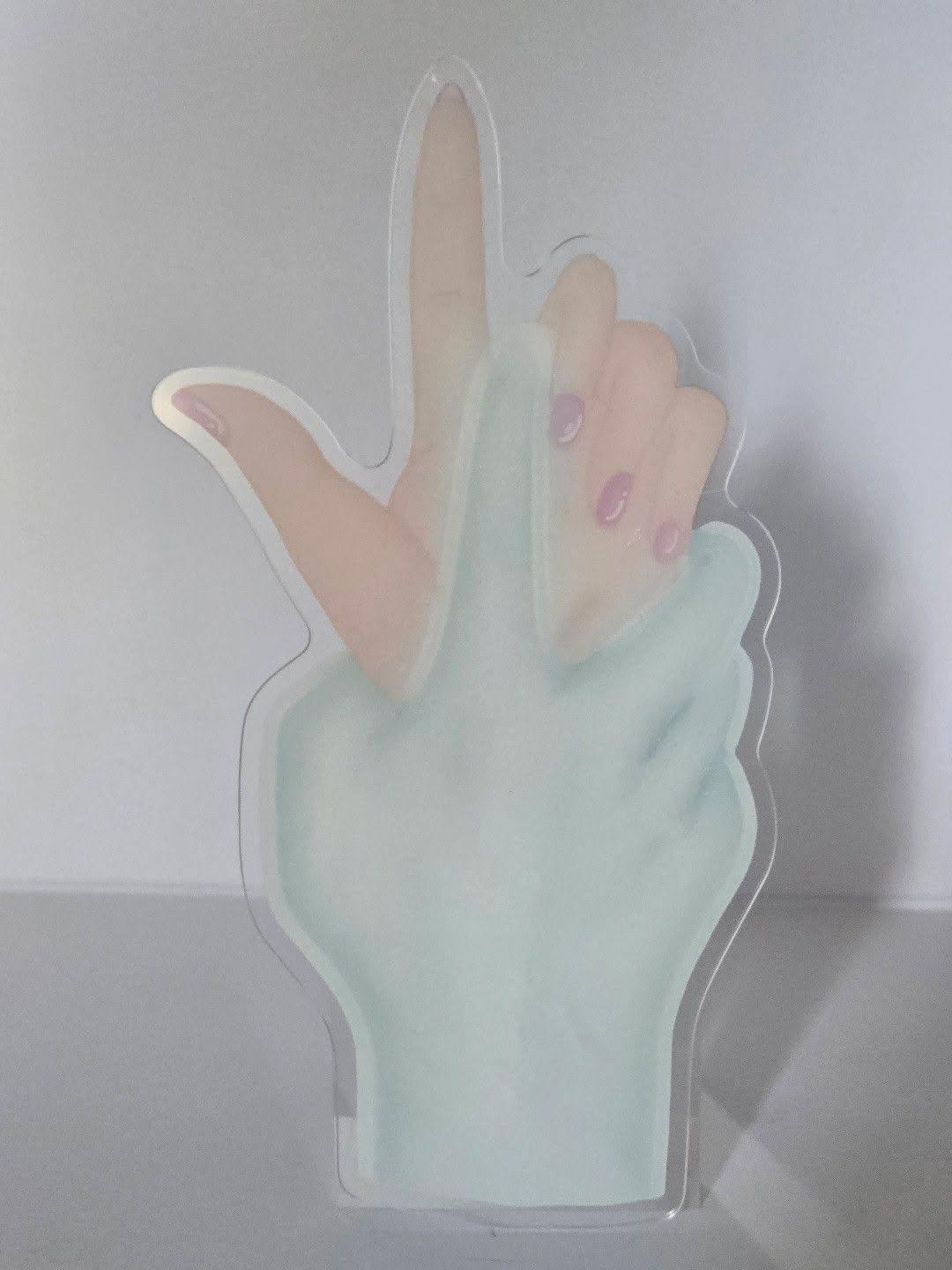 Ghost Holding Human Hand Acrylic Standee • Bookshelf Decor • by The Morally Greigerie