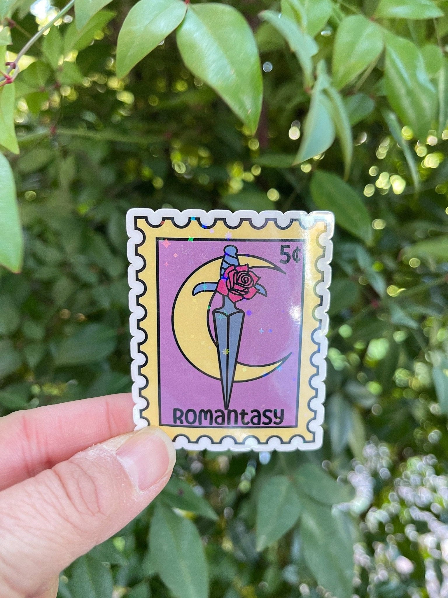 Romantasy/Romance Stamp Sticker - Book Lover - Smut - Booktok - bookish Sticker - kindle sticker - e-reader - Booktrope Sticker - Monster Stuff Store