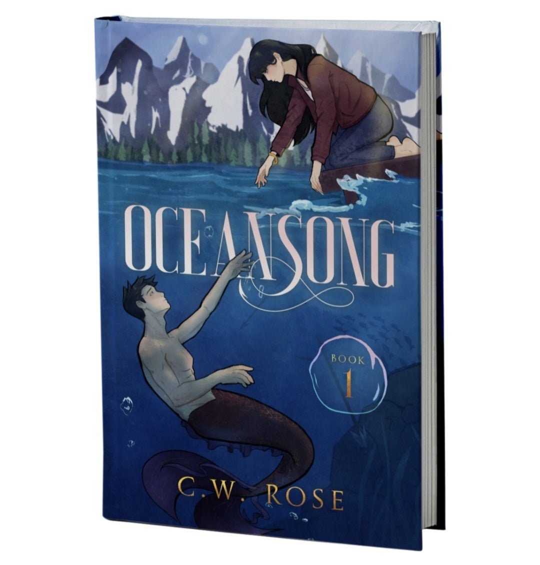 Signed Paperback Bundle: Oceansong and Midnight Song by C.W. Rose, Signed - Monster Stuff Store