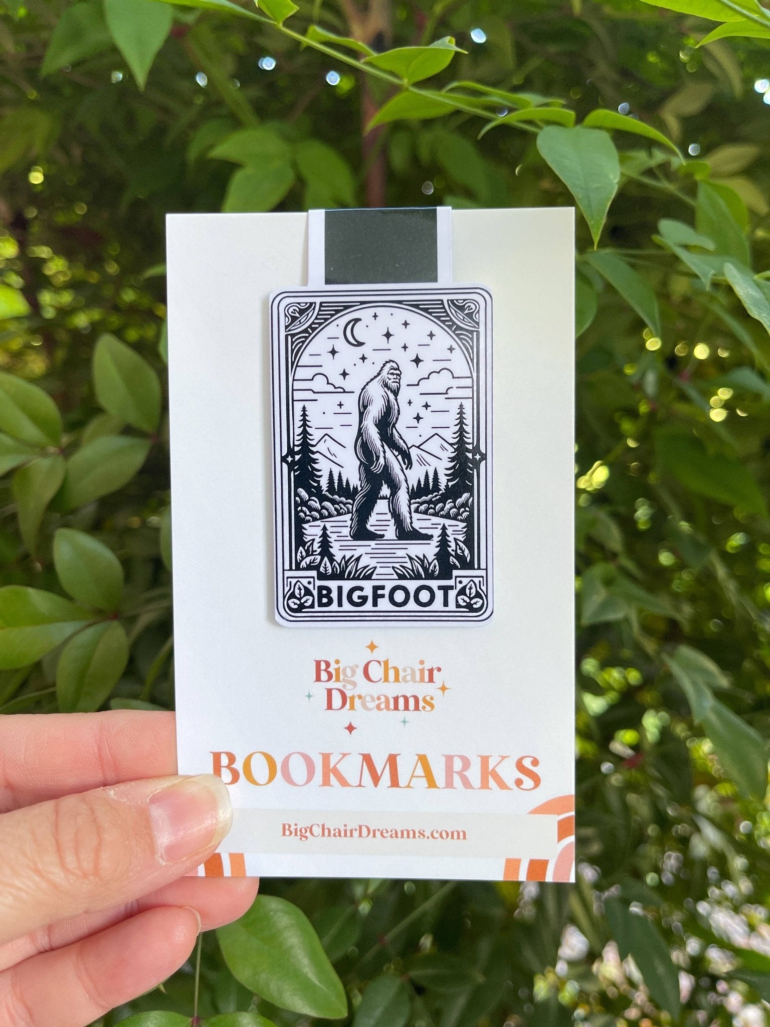 Tarot Card Bigfoot Magnetic Bookmark - Monster Stuff Store