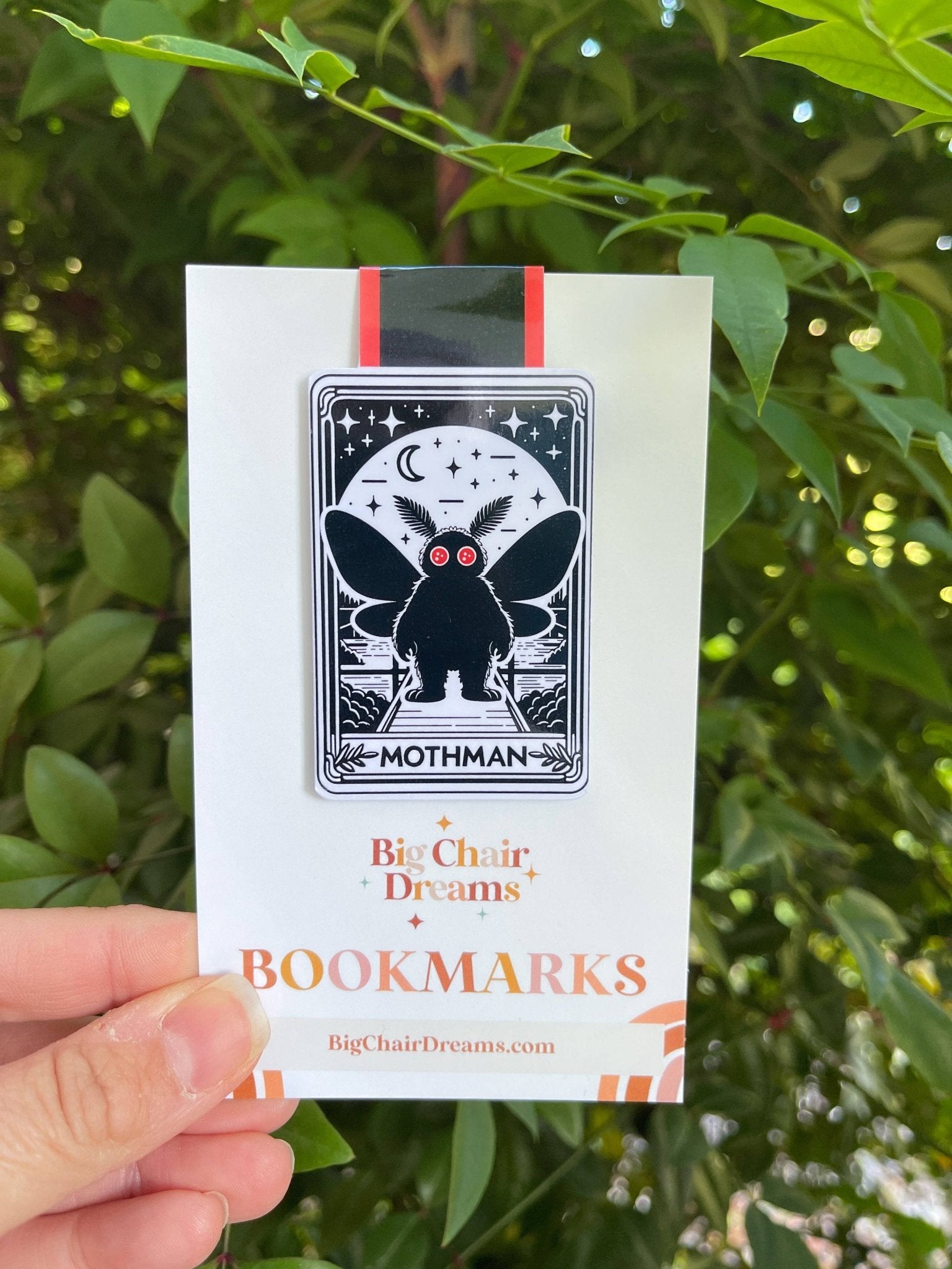 Tarot Card Mothman Magnetic Bookmark - Monster Stuff Store
