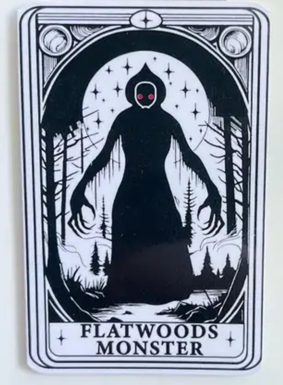 Tarot Card Stickers • Book Tropes and Cryptids Designs • 2.5" Glossy Stickers - Monster Stuff Store