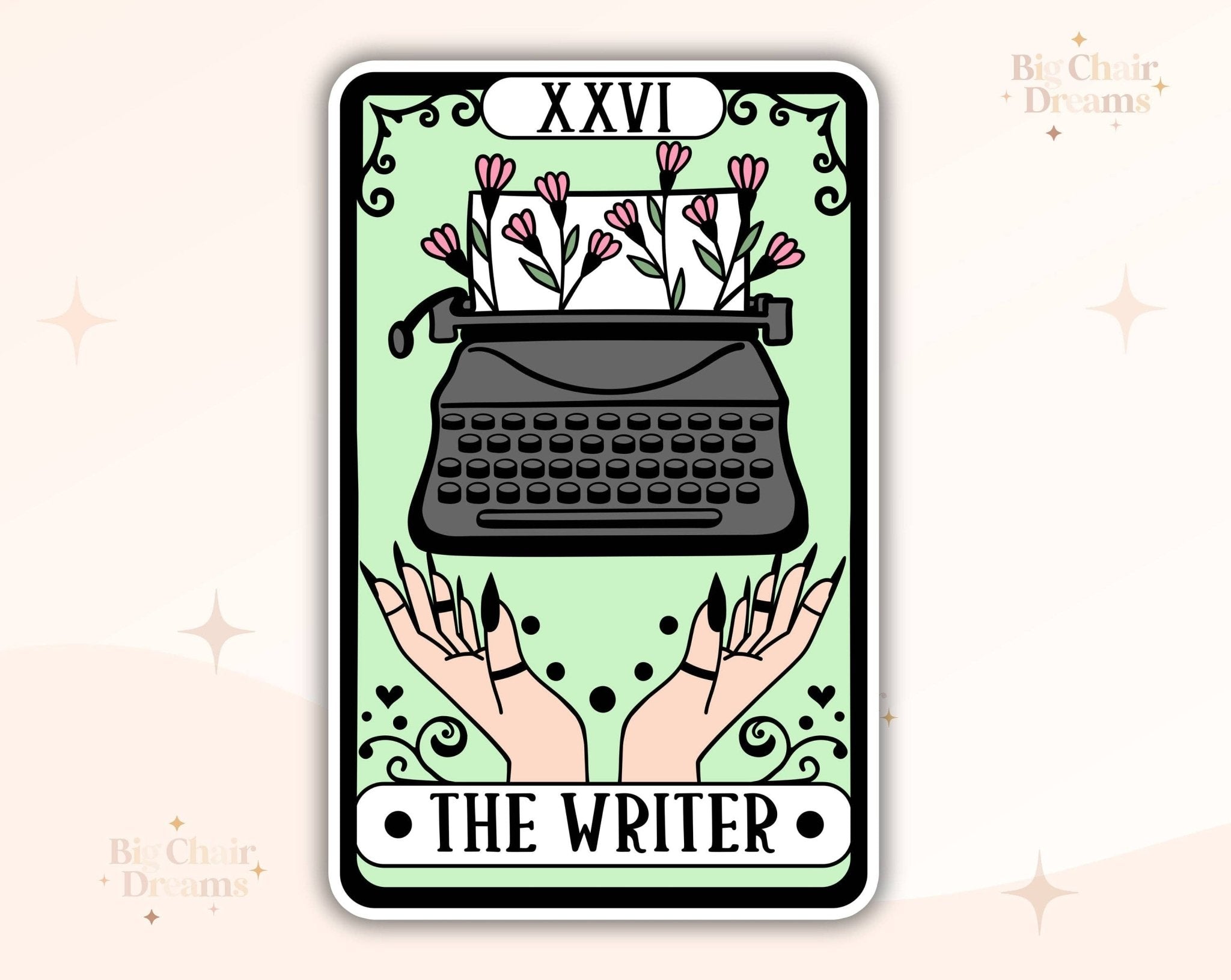 Tarot Card Stickers • Book Tropes and Cryptids Designs • 2.5" Glossy Stickers - Monster Stuff Store