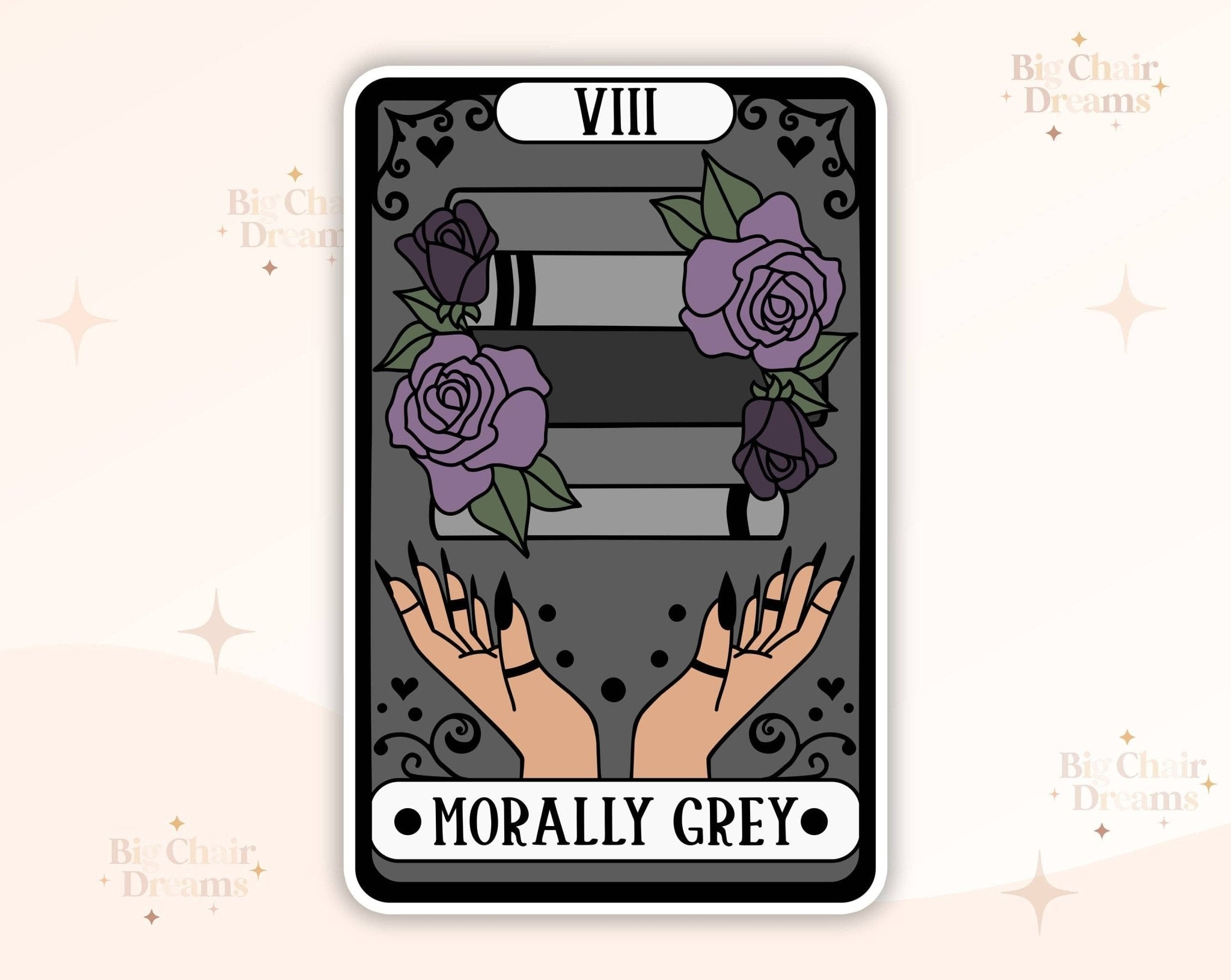 Tarot Card Stickers • Book Tropes and Cryptids Designs • 2.5" Glossy Stickers - Monster Stuff Store