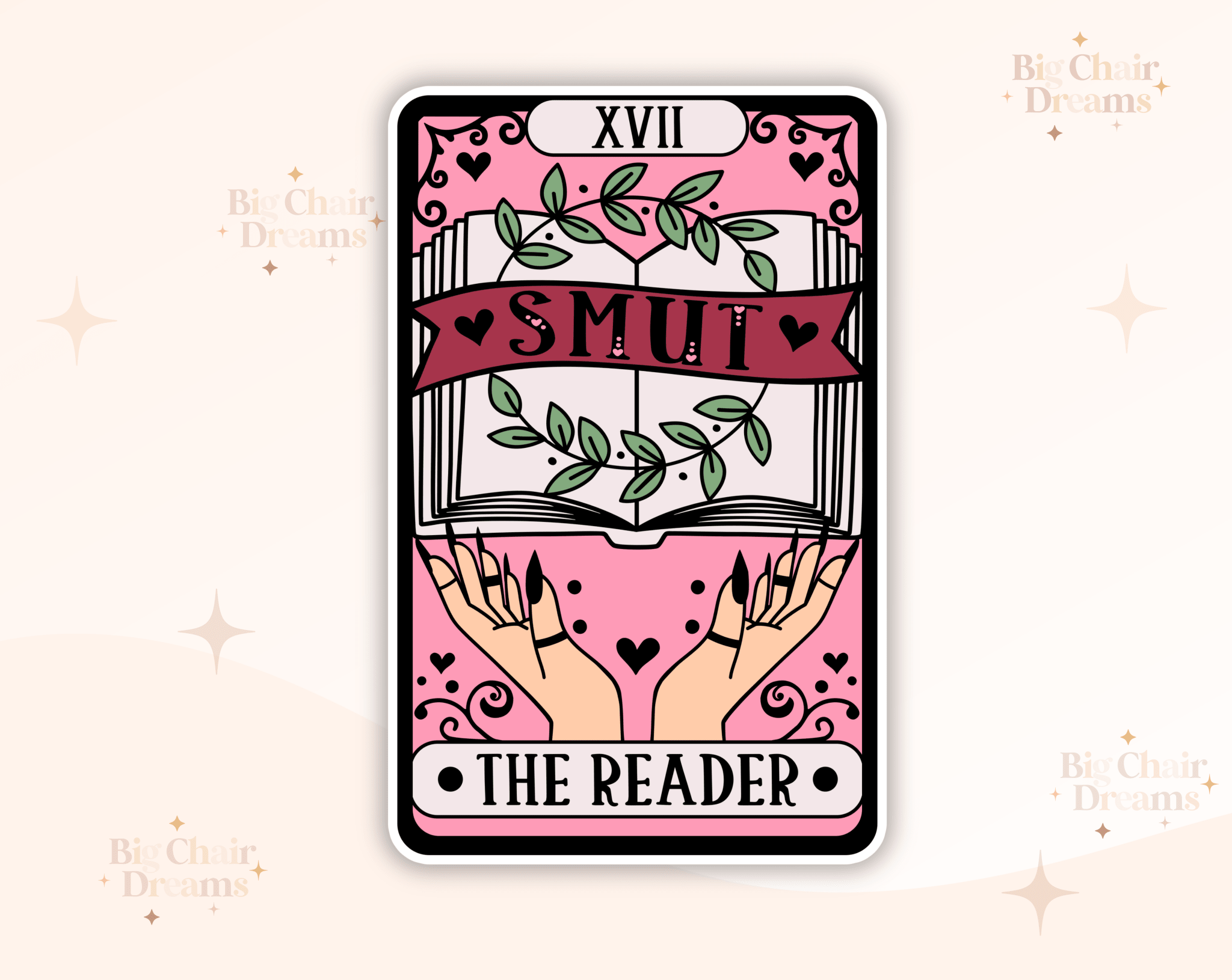 Tarot Card Stickers • Book Tropes and Cryptids Designs • 2.5" Glossy Stickers - Monster Stuff Store