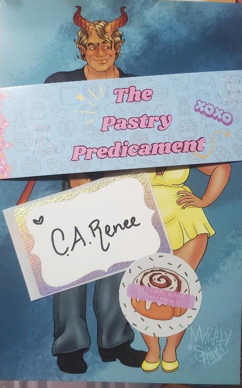 The Pastry Predicament • by C.A. Renee • Paperback w/ Signed Bookplate + Character Art - Monster Stuff Store