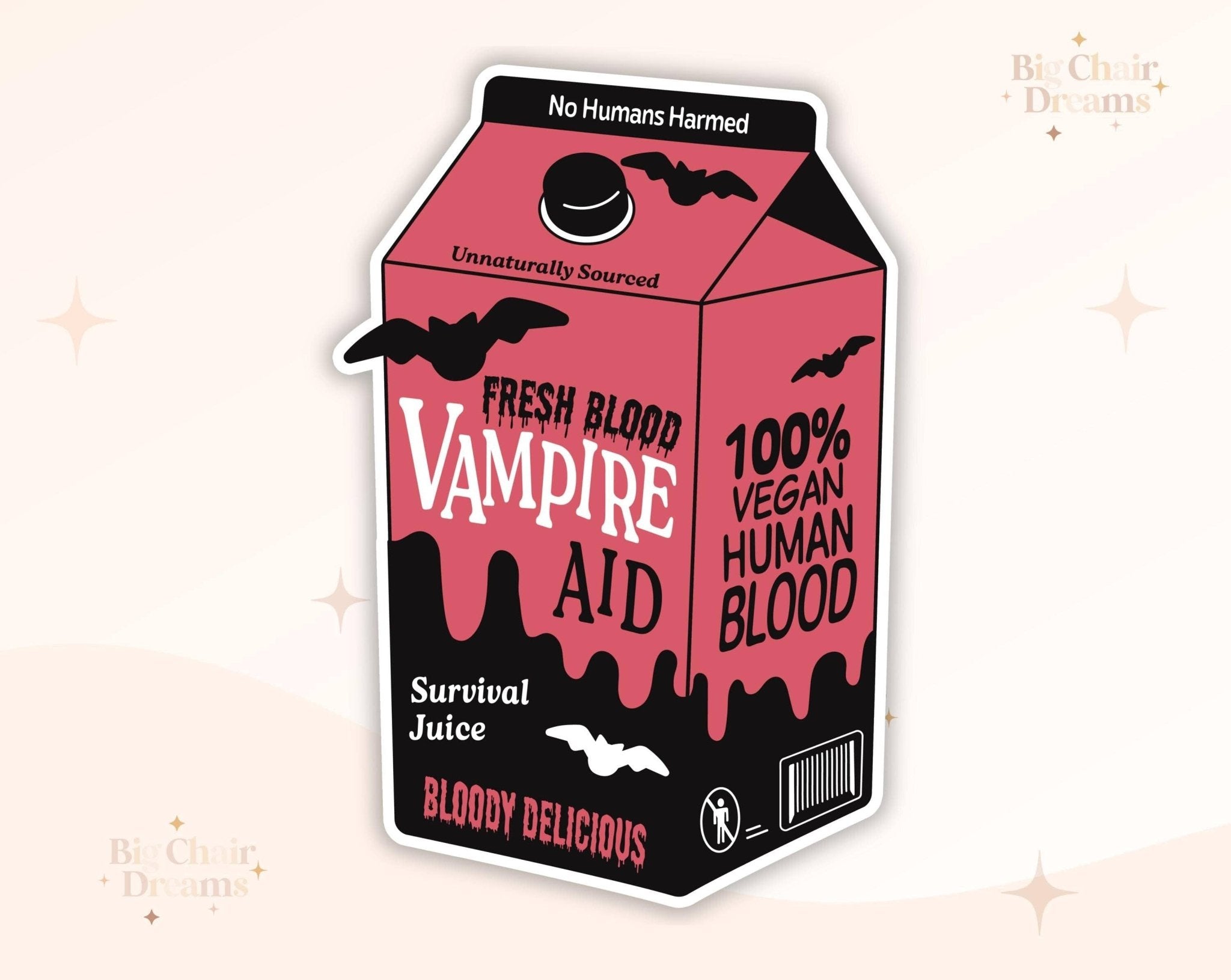 Vampire Blood Sticker - Monster Stuff Store