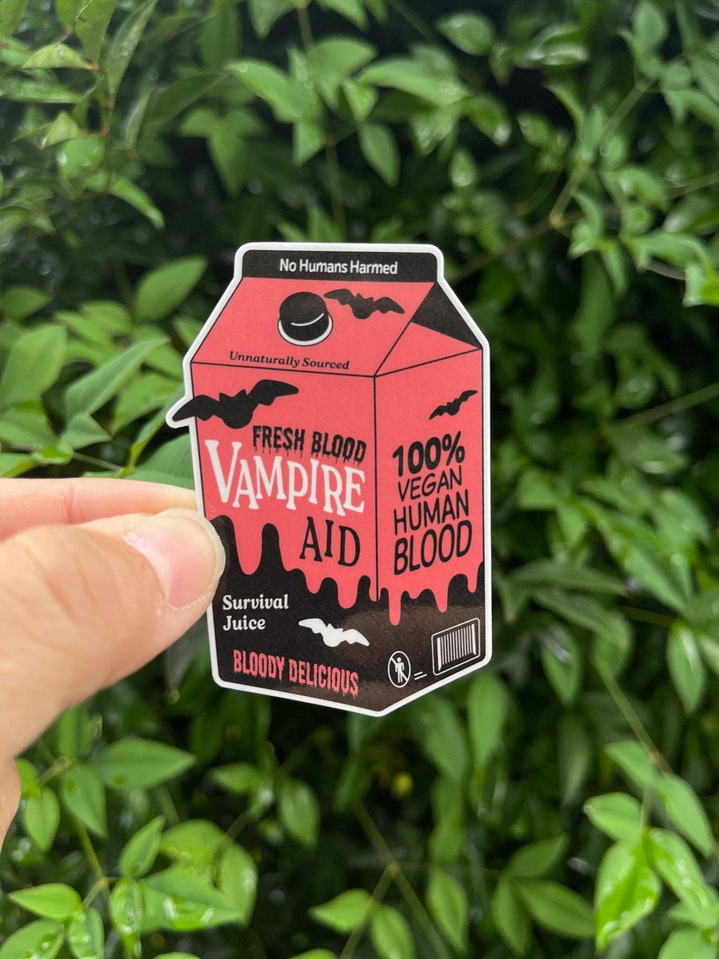 Vampire Blood Sticker - Monster Stuff Store