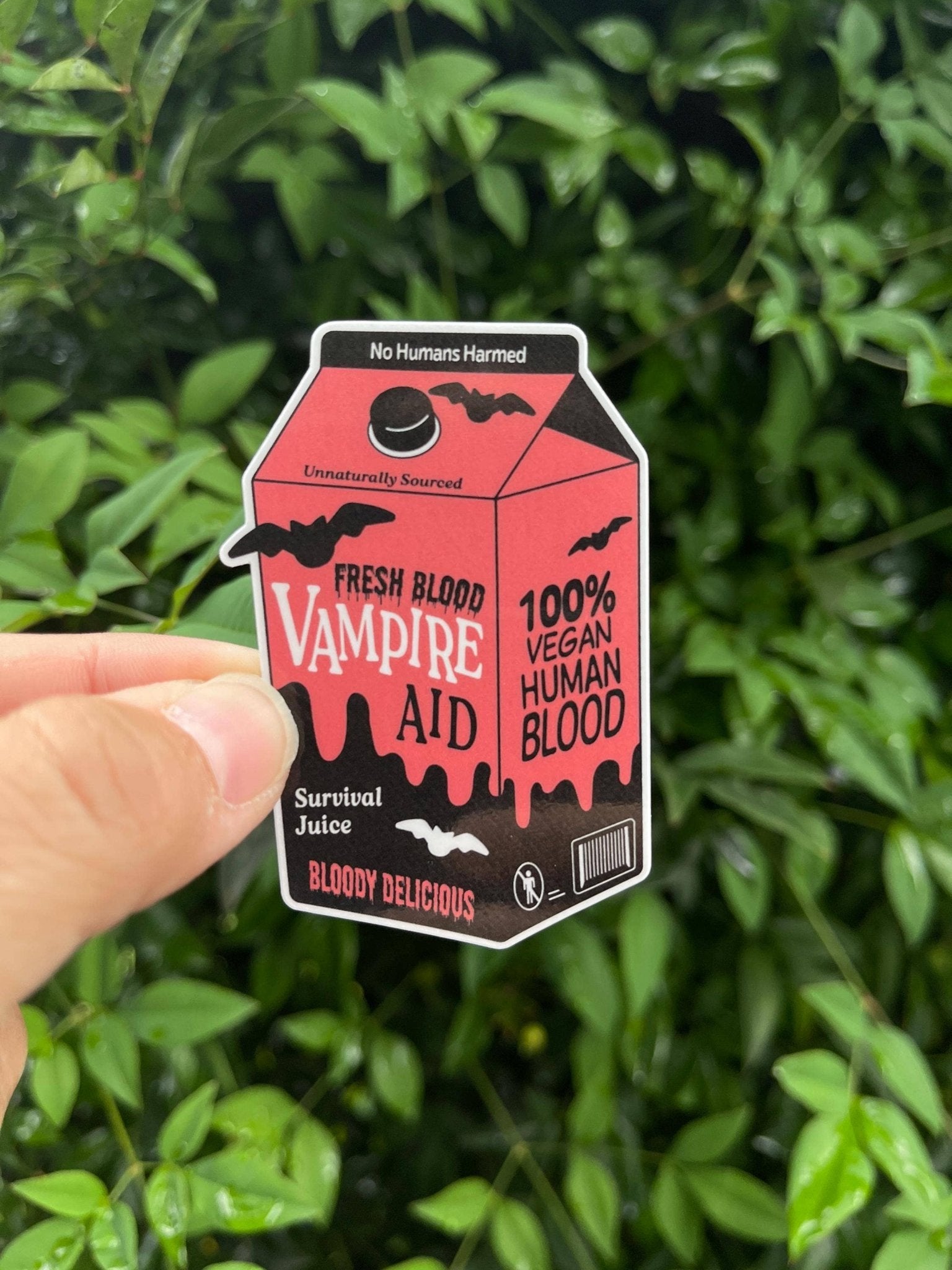 Vampire Blood Sticker - Monster Stuff Store