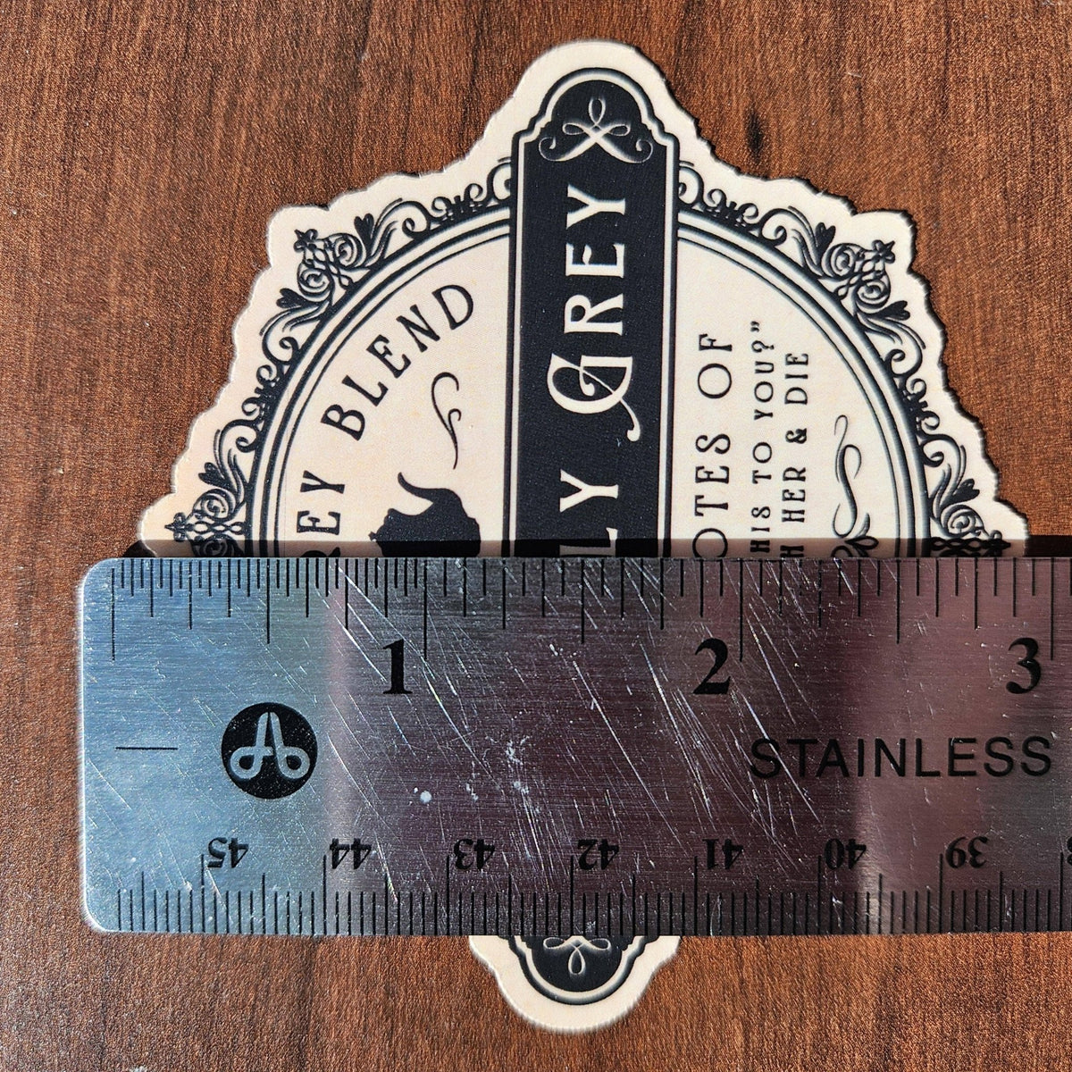 Vintage Apothecary Earl Grey Tea Bookish Sticker Set - Monster Stuff Store